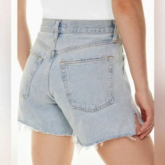 AGOLDE Parker Long Jean Shorts in Jinx Size 27 - Picture 2 of 12